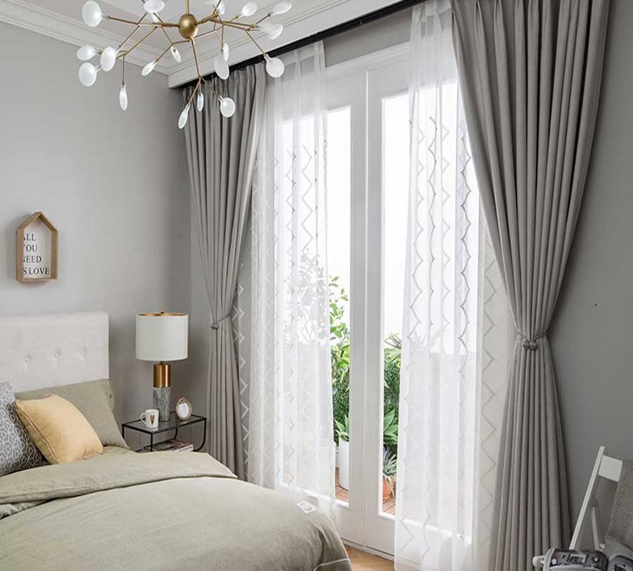 Rèm cửa vải là lựa chọn hoàn hảo cho không gian phòng ngủ