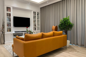 Bí quyết chọn rèm hợp với sofa, tạo nét sang trọng cho phòng khách