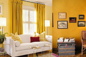 Rèm cửa màu vàng chanh – Nguồn năng lượng vui tươi, ấm áp