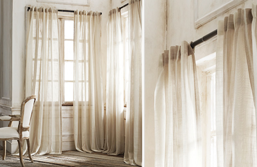 Rèm cửa vải Linen được đánh giá cao về tính thẩm mỹ.