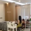 Mẫu rèm Spa màu vàng